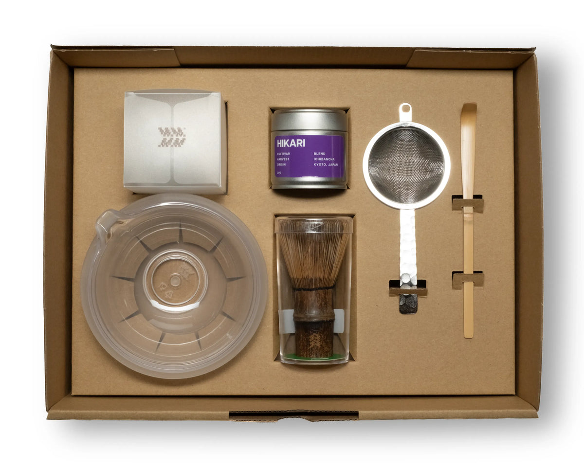 Matcha Mate's EVERYTHING KIT with HIKARI Matcha Powder 30g