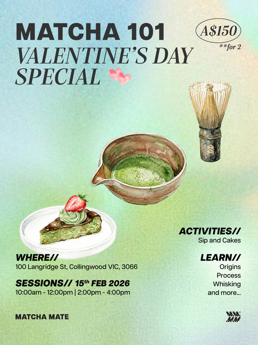 Matcha 101 Workshop: A Valentine's Day Special