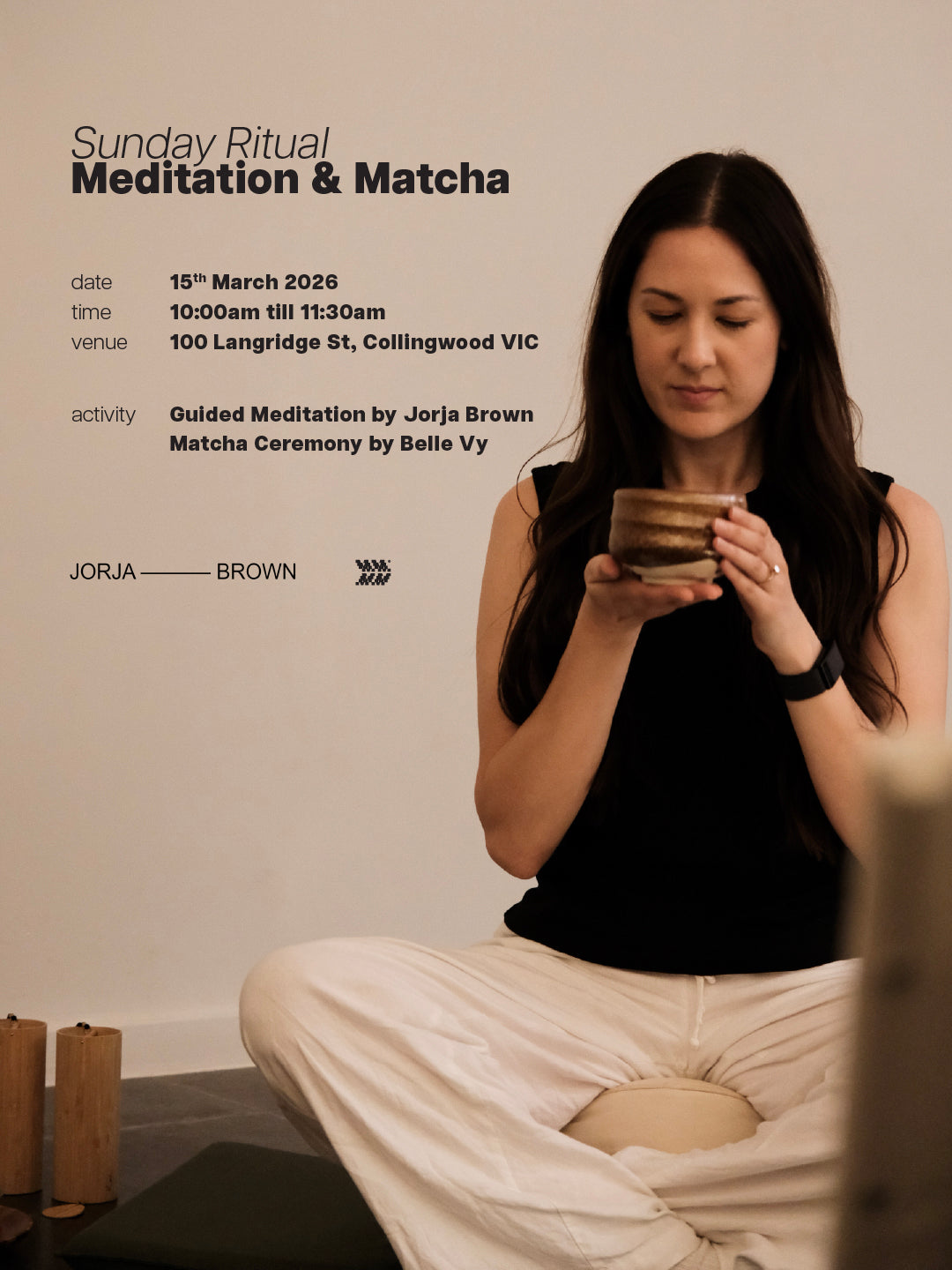Meditation & Matcha — Sunday Ritual MARCH