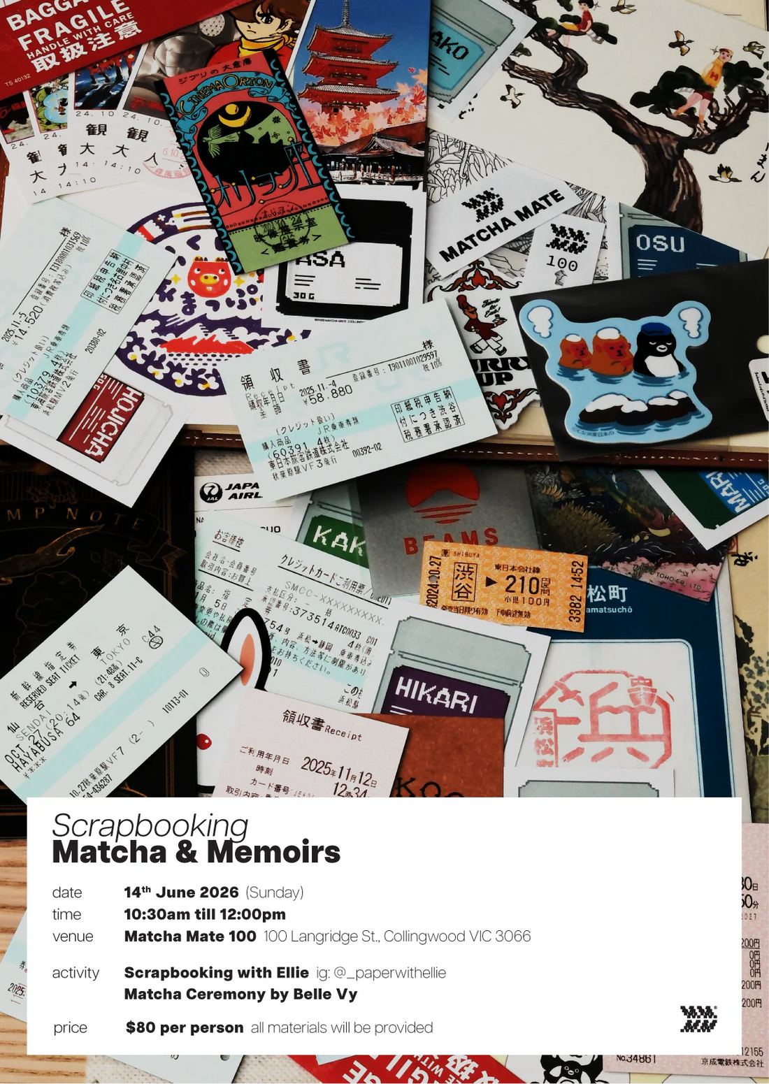 Scrapbooking: Matcha and Memoirs