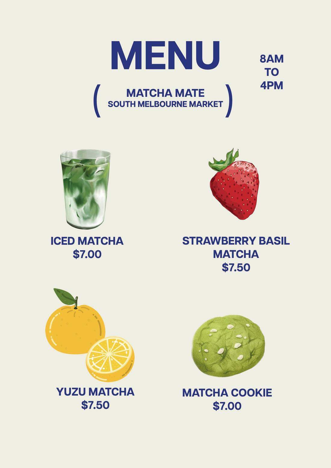 Matcha Mate at South Melbourne Market