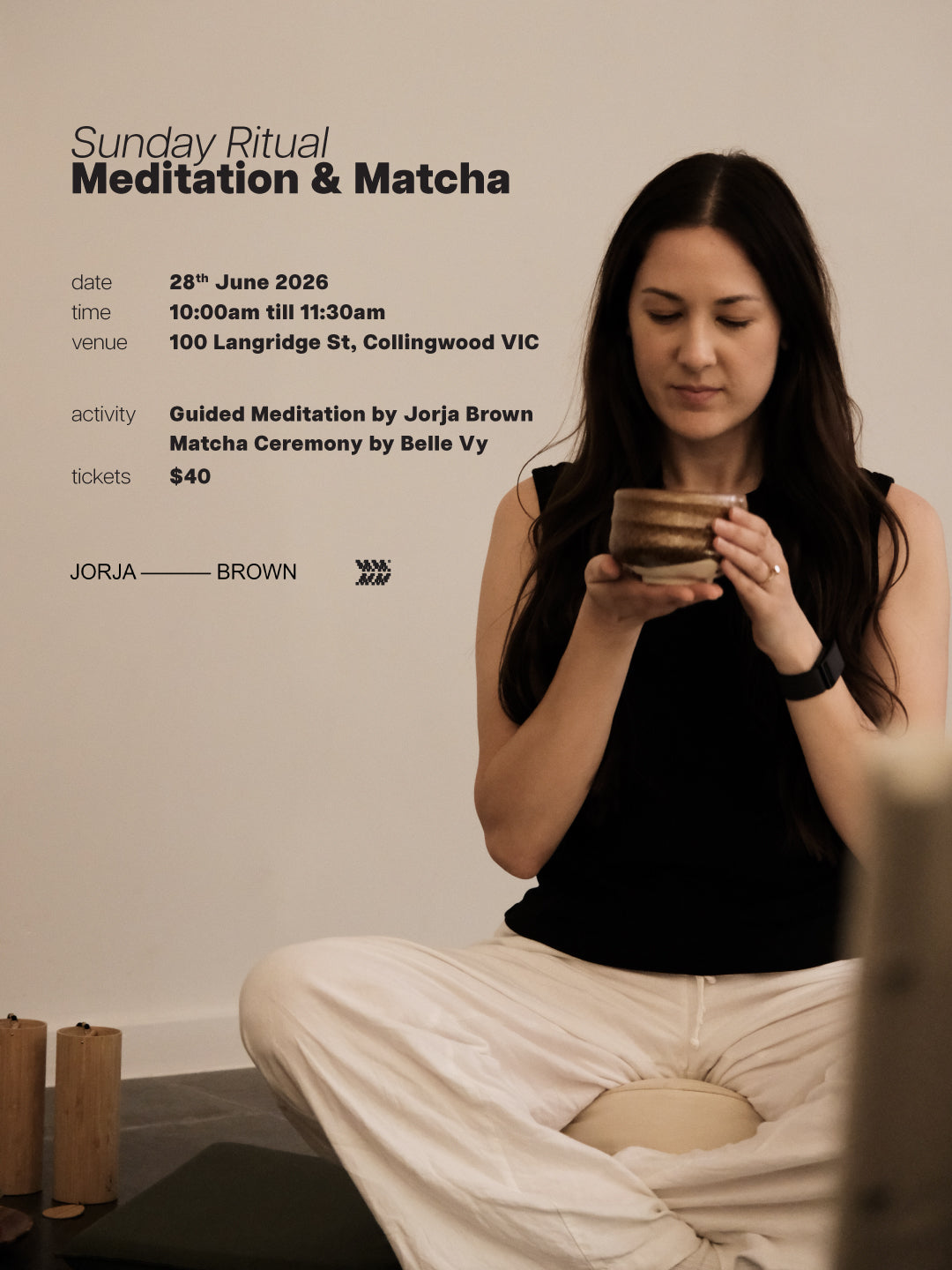 Meditation & Matcha — Sunday Ritual