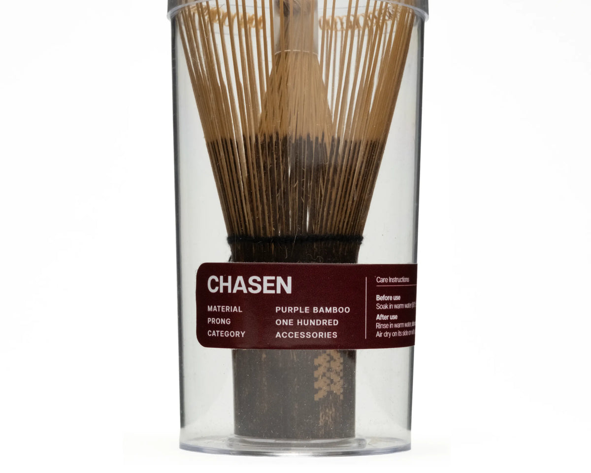 Matcha Mate's 100 Prong Purple Bamboo Chasen